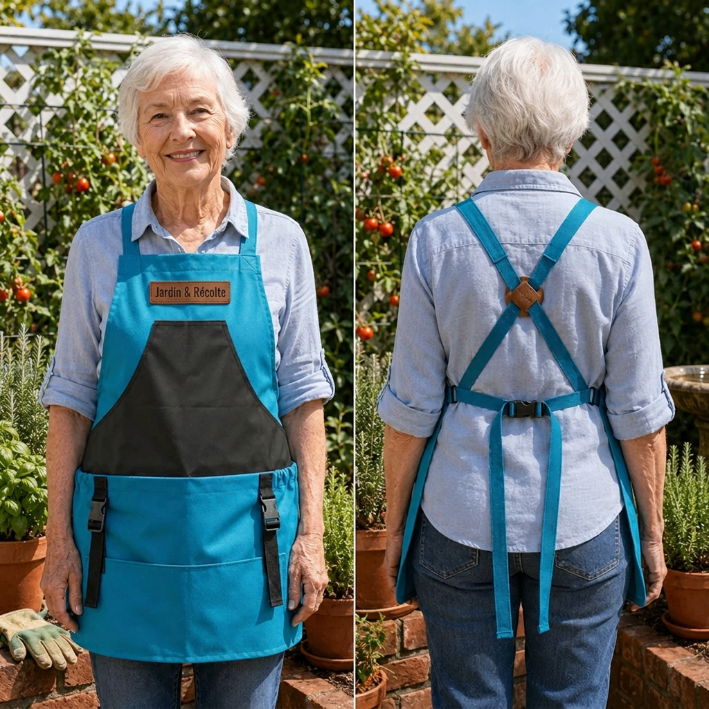 Jardin & Récolte - Tablier de récolte à portage croisé
